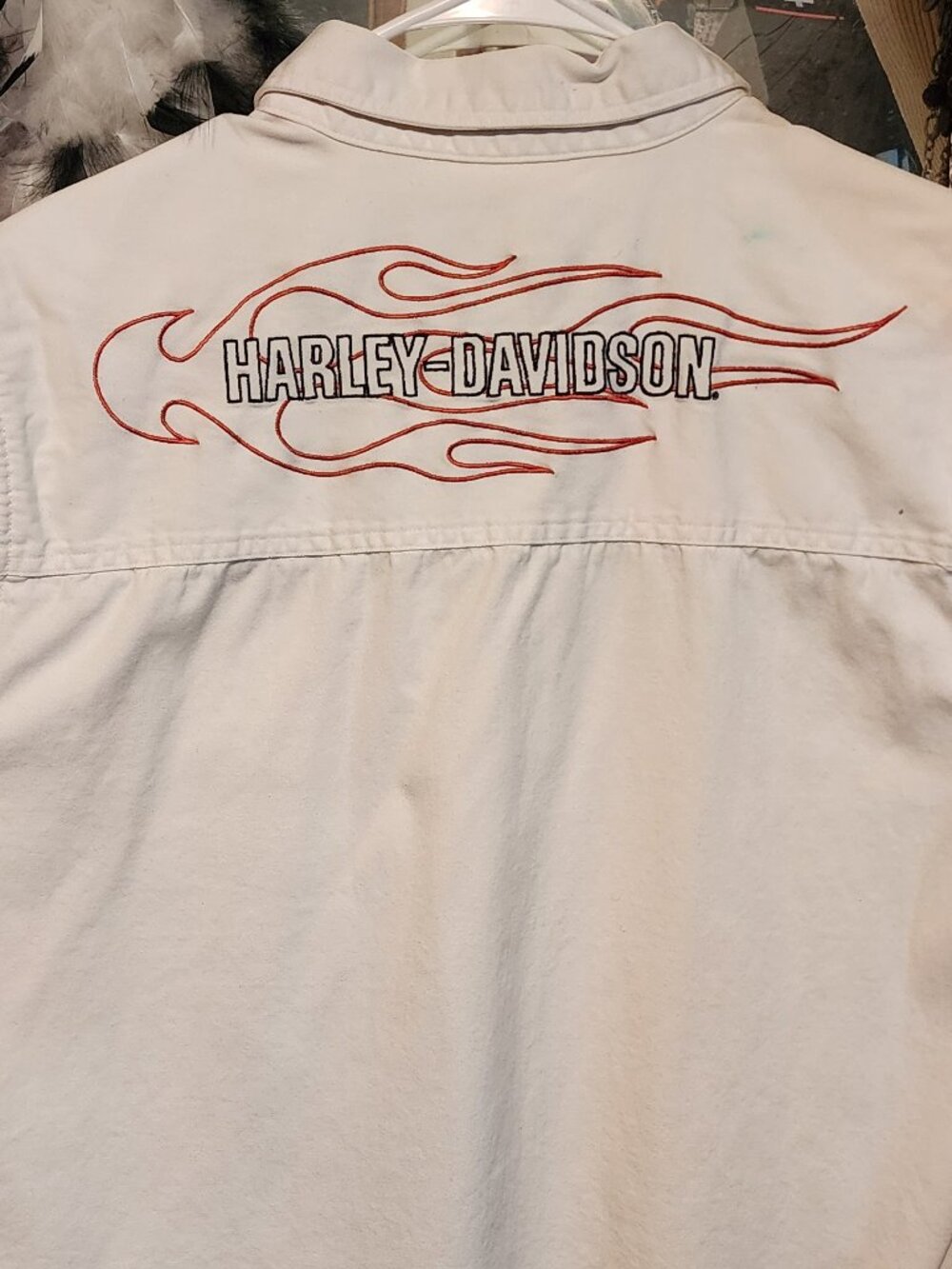 Mens sleeveless Harley shirt